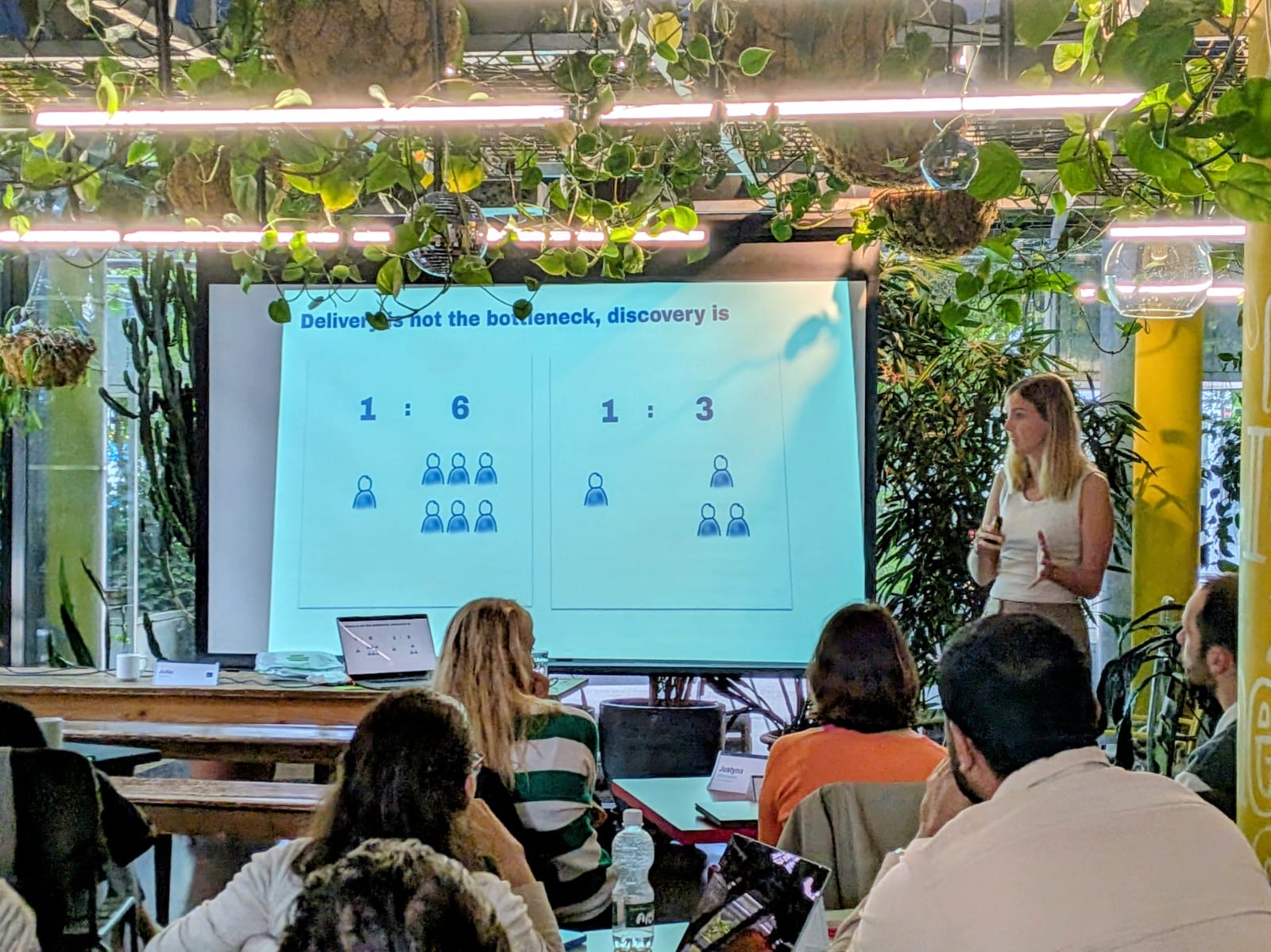 Julia Bastian teaching product discovery with AI